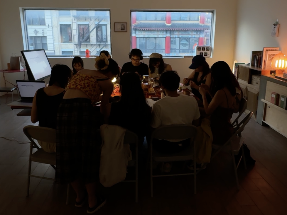 to you, 100 years into the future - mending workshop and exhibition by Helen Lin